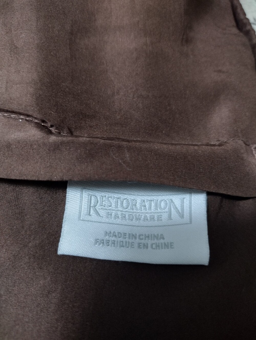 Restoration Hardware Silk Pillow Shams
